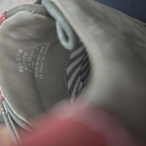 SPERRY Men's Gray and Red Sneakers Top Sider Gold Cup Sz 11 - Picture 5 of 5